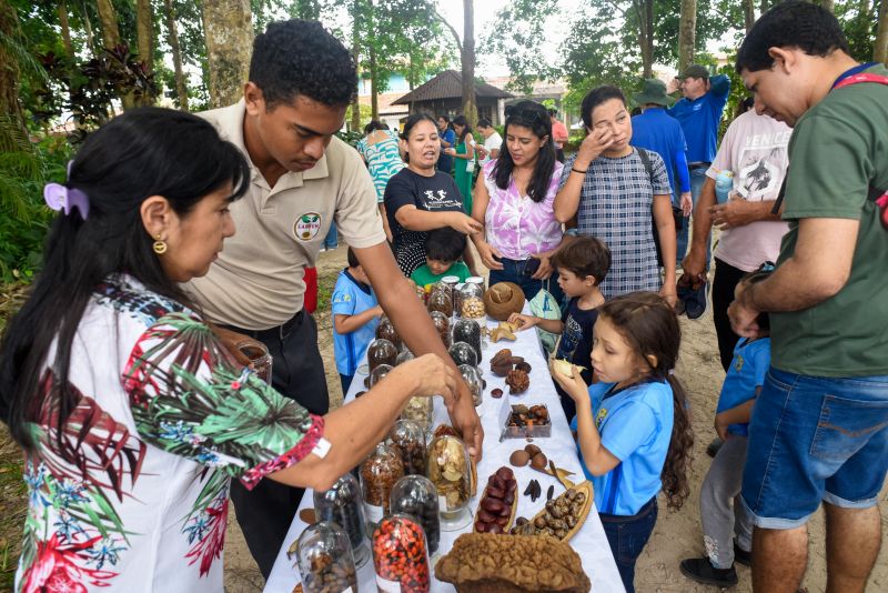 Atividades alusiva ao Dia da Árvore no parque Seringal
