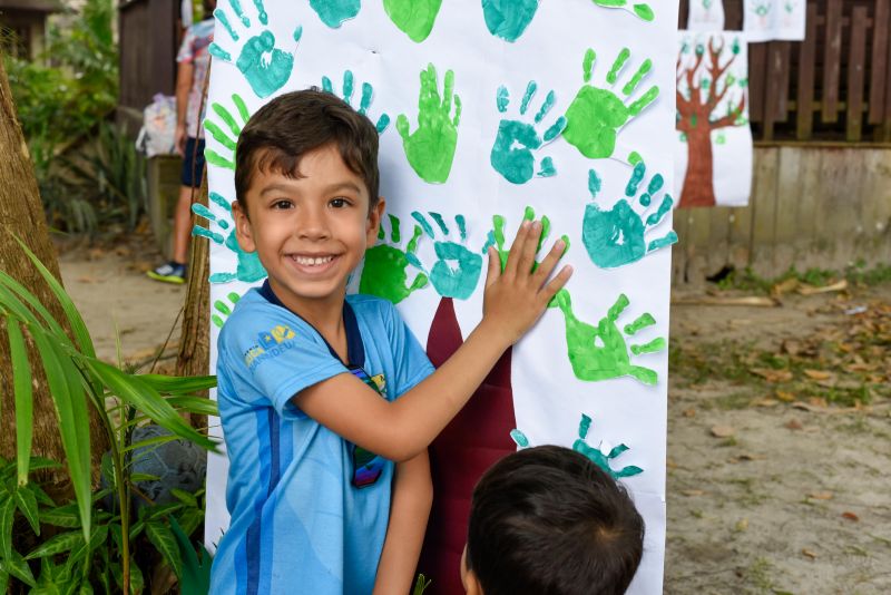 Atividades alusiva ao Dia da Árvore no parque Seringal