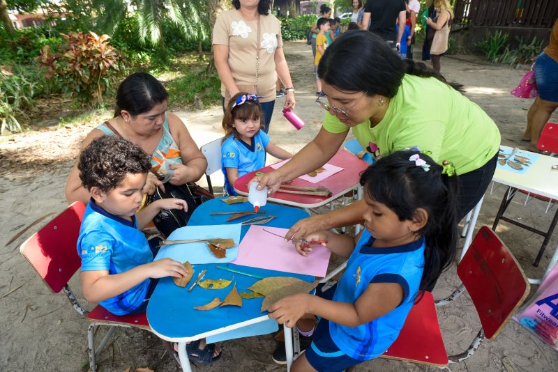 Atividades alusiva ao Dia da Árvore no parque Seringal