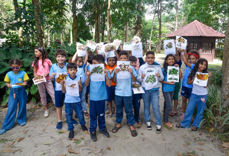 Atividades alusiva ao Dia da Árvore no parque Seringal