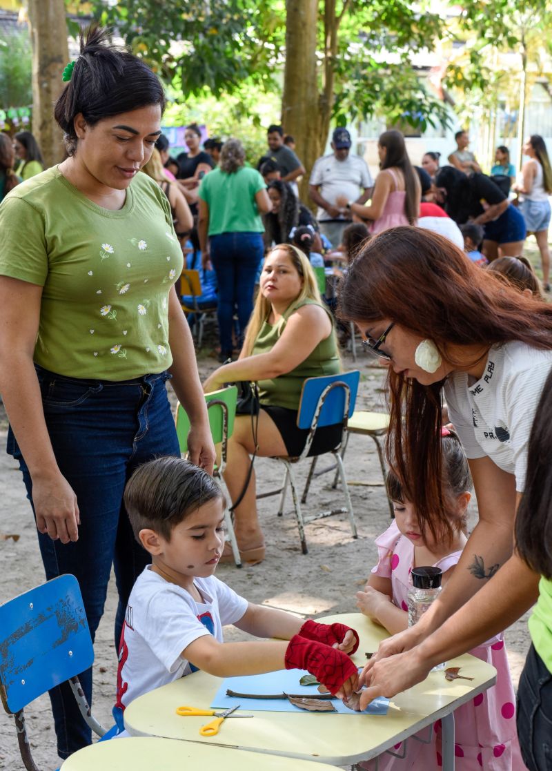Atividades alusiva ao Dia da Árvore no parque Seringal