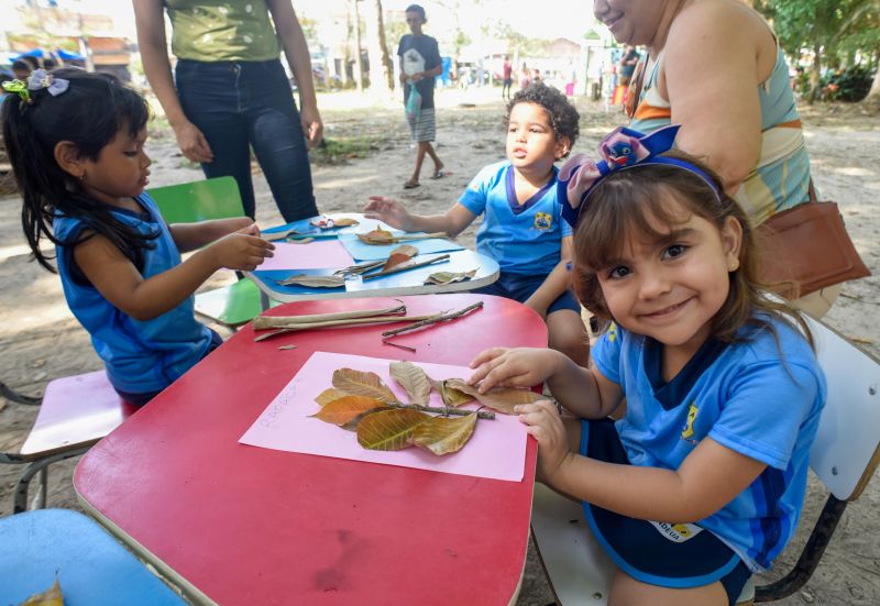 Atividades alusiva ao Dia da Árvore no parque Seringal