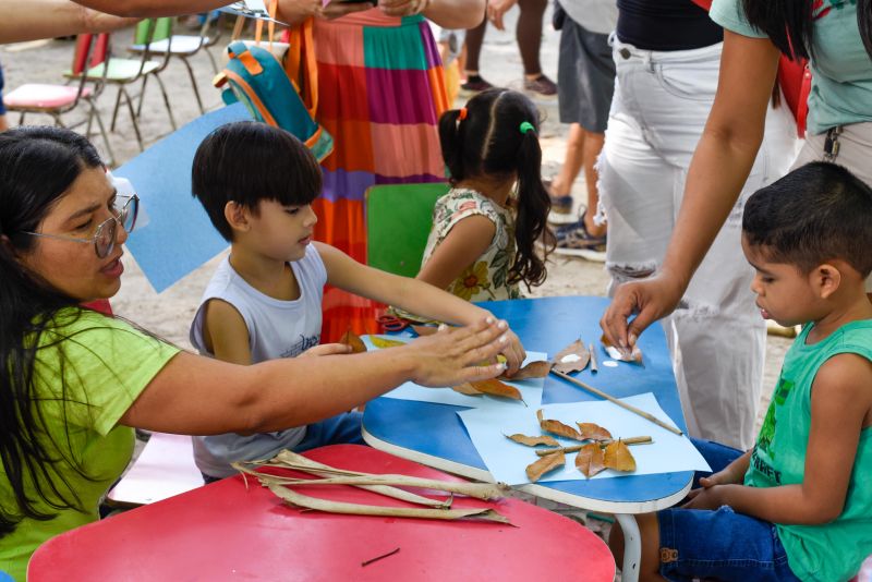 Atividades alusiva ao Dia da Árvore no parque Seringal