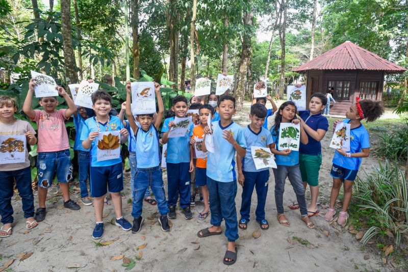 Atividades alusiva ao Dia da Árvore no parque Seringal
