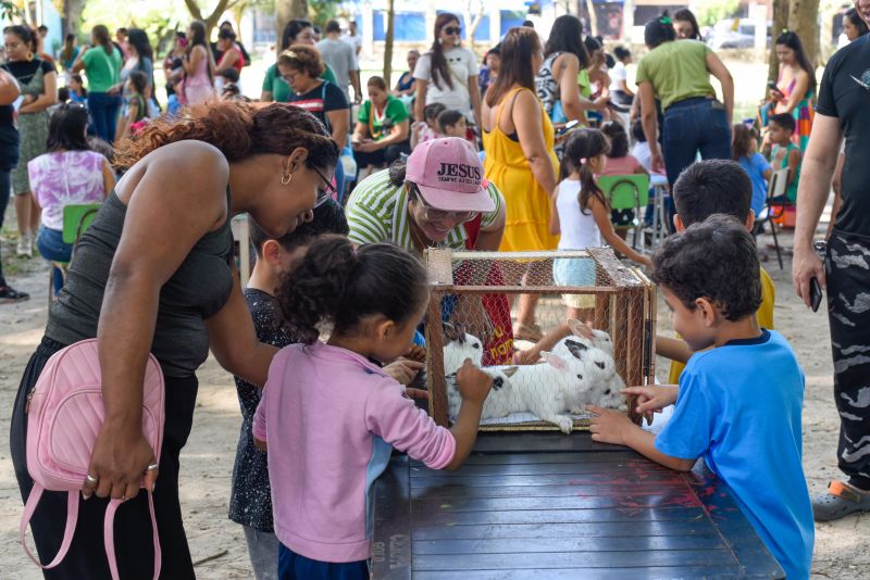 Atividades alusiva ao Dia da Árvore no parque Seringal