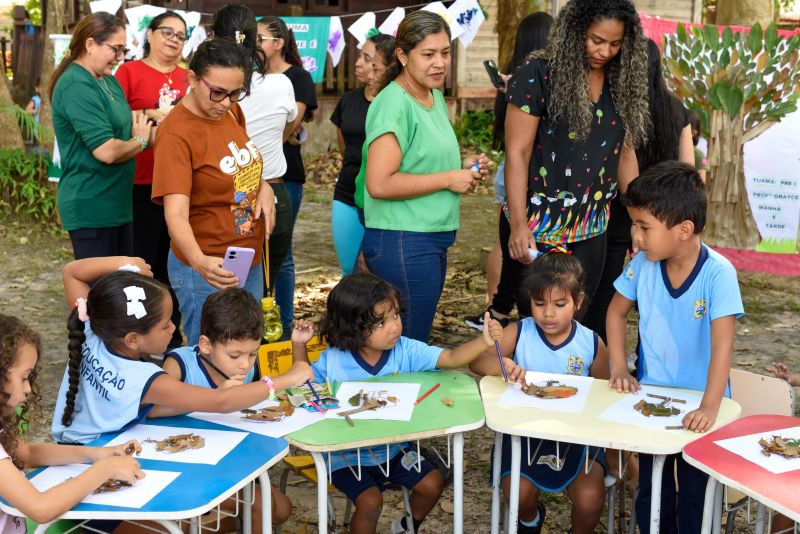Atividades alusiva ao Dia da Árvore no parque Seringal