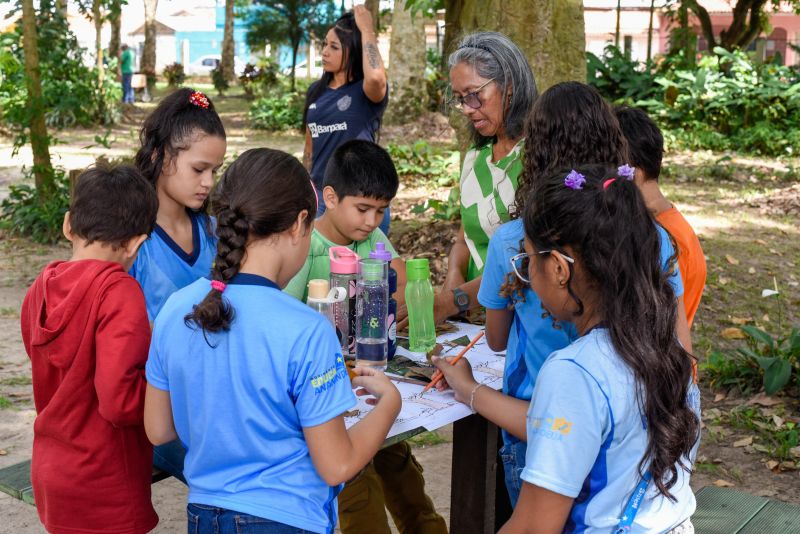 Atividades alusiva ao Dia da Árvore no parque Seringal