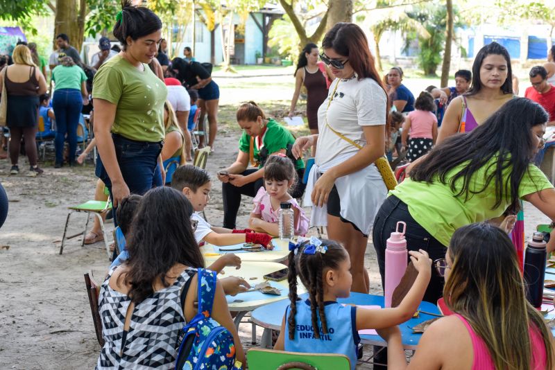 Atividades alusiva ao Dia da Árvore no parque Seringal