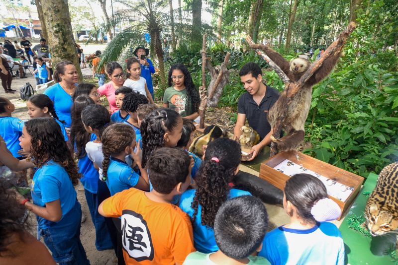 Atividades alusiva ao Dia da Árvore no parque Seringal