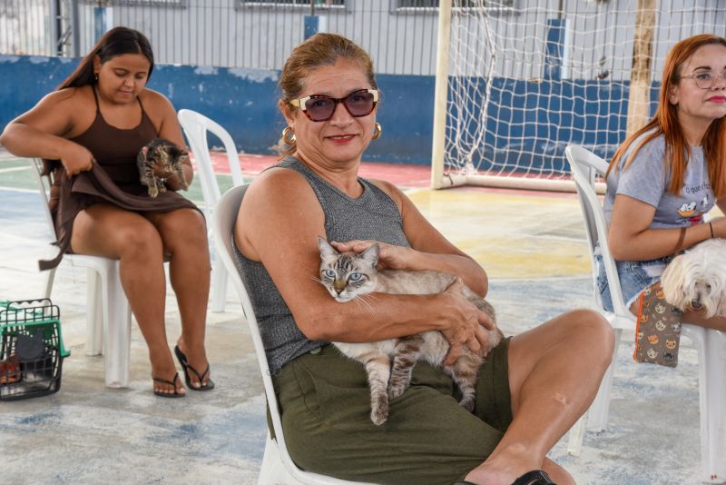Programa Vet Ananin na Praça São Francisco de Assis na Cidade Nova Il