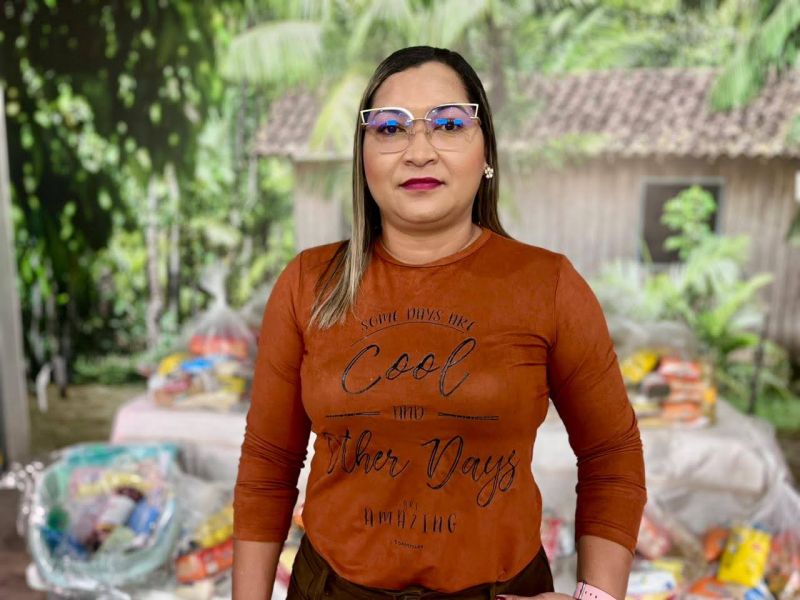 Entrega de benefício eventual no CRAS Curuçambá