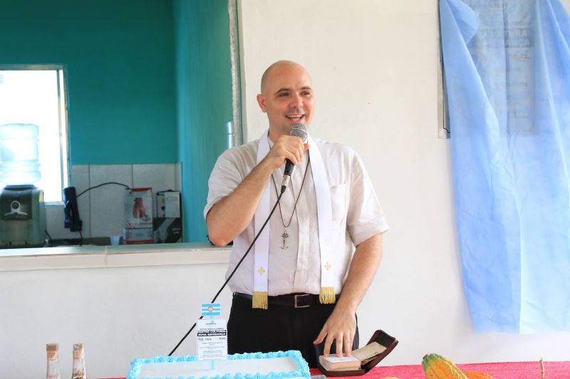 Inauguração da Biblioteca das Ilhas na comunidade Nova Esperança na Ilha João Pilatos