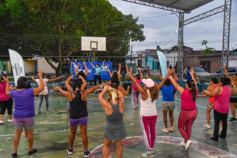 Projeto cidade saúde na quadra do conjunto Geraldo Palmeira no Distrito Industrial