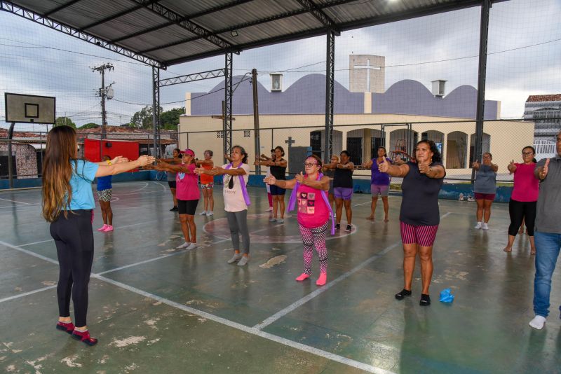 Projeto cidade saúde na quadra do conjunto Geraldo Palmeira no Distrito Industrial