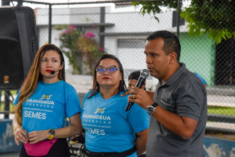 Projeto cidade saúde na quadra do conjunto Geraldo Palmeira no Distrito Industrial