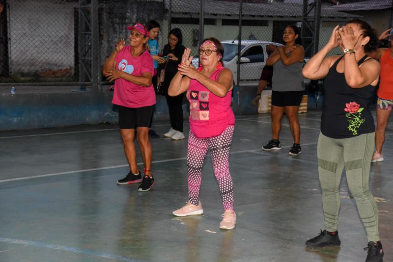Projeto cidade saúde na quadra do conjunto Geraldo Palmeira no Distrito Industrial