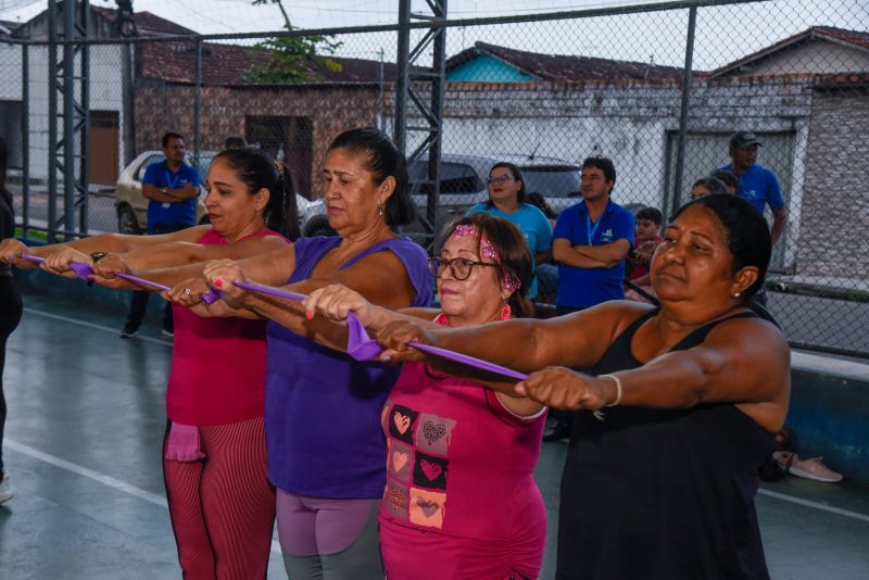 Projeto cidade saúde na quadra do conjunto Geraldo Palmeira no Distrito Industrial