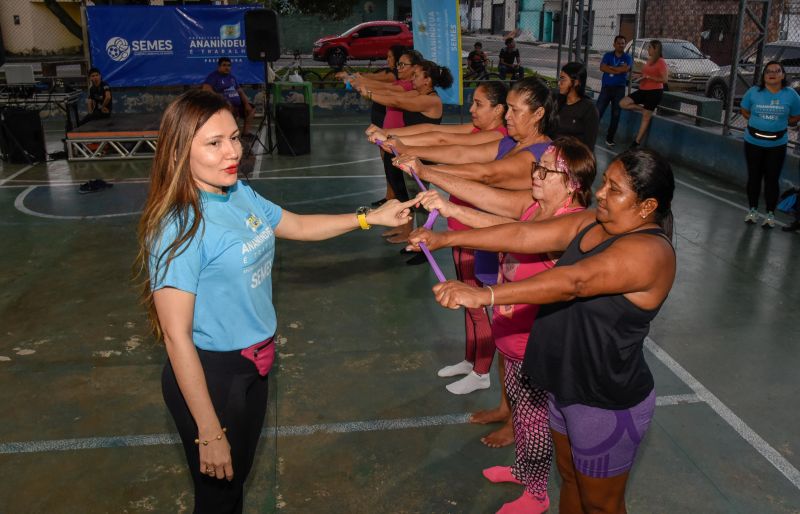 Projeto cidade saúde na quadra do conjunto Geraldo Palmeira no Distrito Industrial
