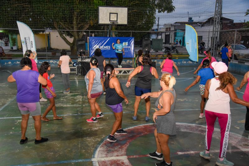 Projeto cidade saúde na quadra do conjunto Geraldo Palmeira no Distrito Industrial