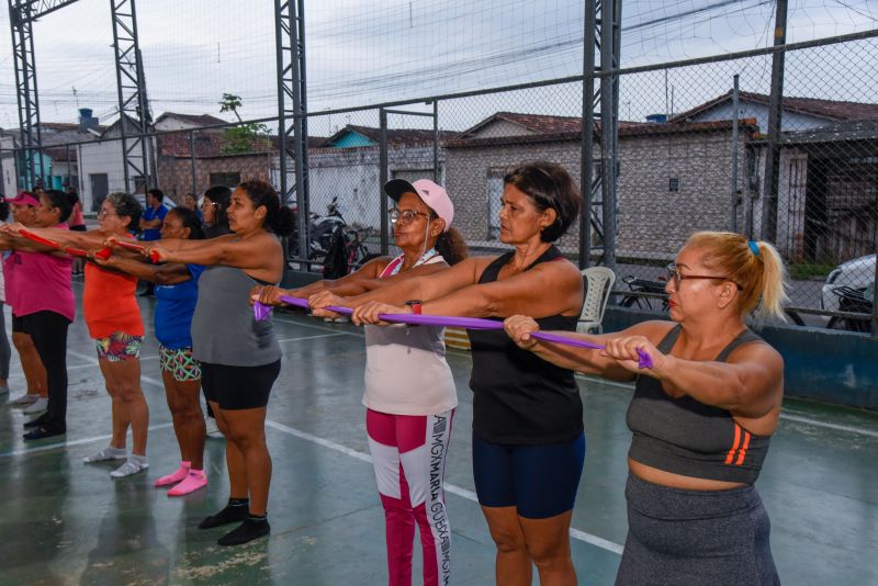 Projeto cidade saúde na quadra do conjunto Geraldo Palmeira no Distrito Industrial