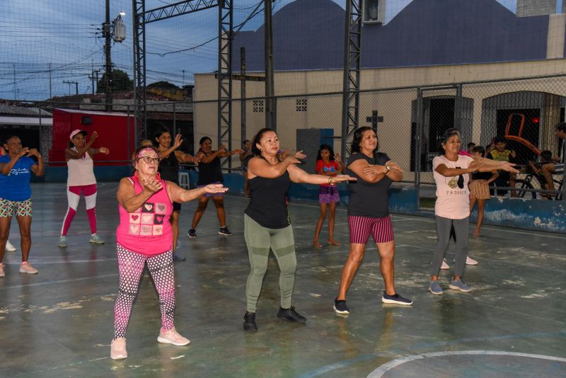 Projeto cidade saúde na quadra do conjunto Geraldo Palmeira no Distrito Industrial