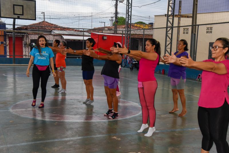 Projeto cidade saúde na quadra do conjunto Geraldo Palmeira no Distrito Industrial