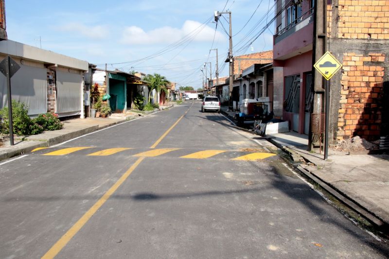 Inauguração asfáltica de ruas do PAAR, Alameda Maloca, Califórnia e Santa Rosa