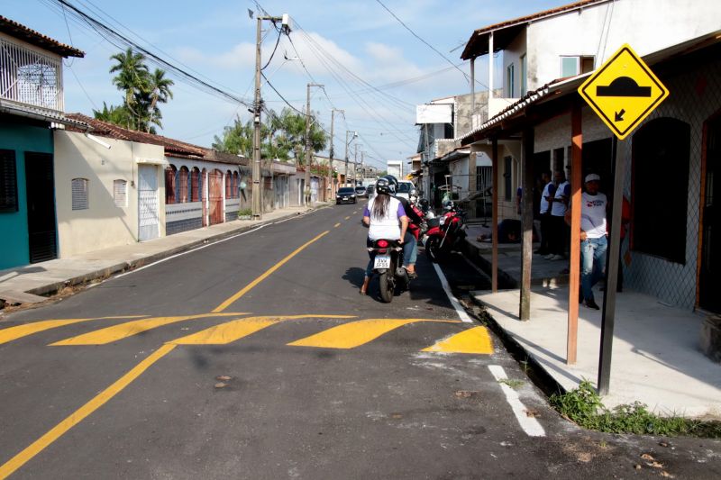 Inauguração asfáltica de ruas do PAAR, Alameda Maloca, Califórnia e Santa Rosa