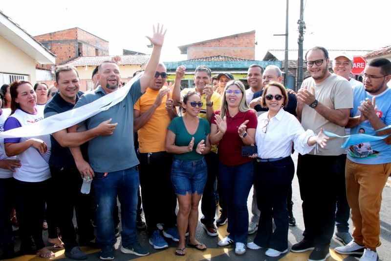 Inauguração asfáltica de ruas do PAAR, Alameda Maloca, Califórnia e Santa Rosa