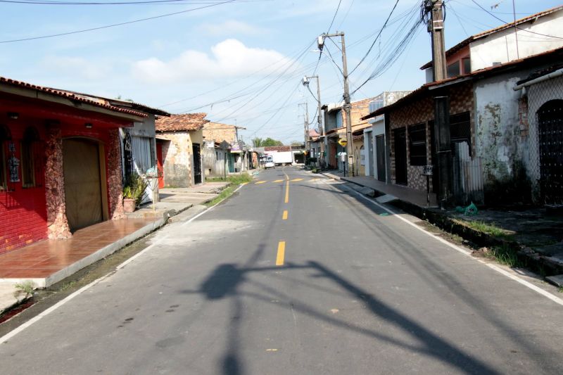 Inauguração asfáltica de ruas do PAAR, Alameda Maloca, Califórnia e Santa Rosa