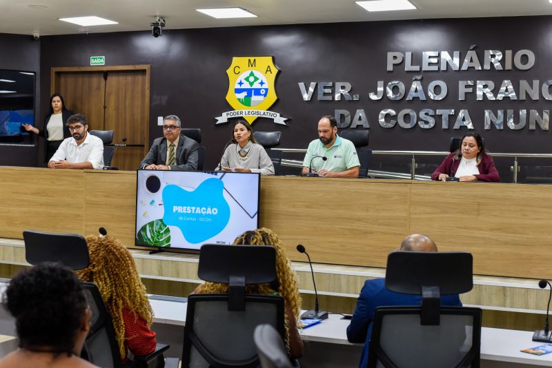 Audiência Ananindeua de Todos Nós no plenário da Camara Municipal de Vereadores