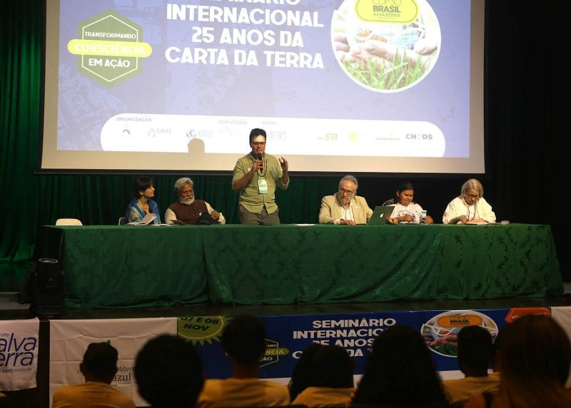 Fórum Internacional Pré Cop 30 no teatro Municipal