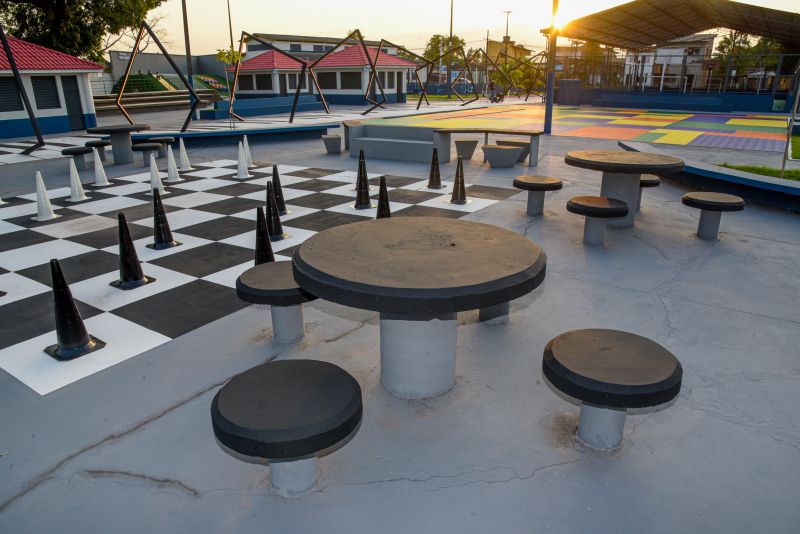 Praça Parque das Águas e Casa da Cultura em Águas Lindas