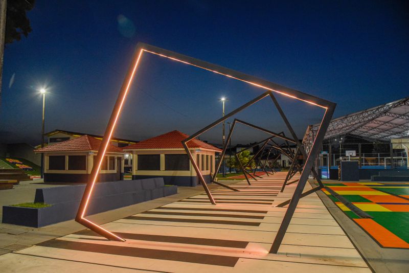 Praça Parque das Águas e Casa da Cultura em Águas Lindas