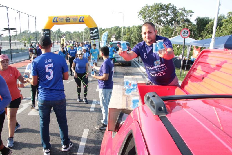 Treinão de corrida na orla de Ananindeua