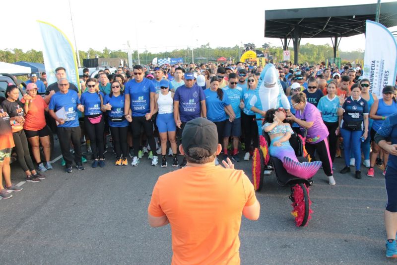 Treinão de corrida na orla de Ananindeua