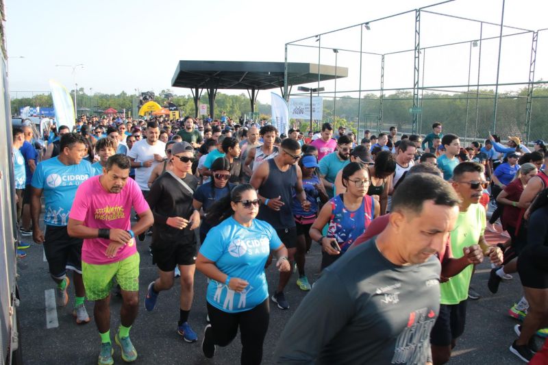 Treinão de corrida na orla de Ananindeua