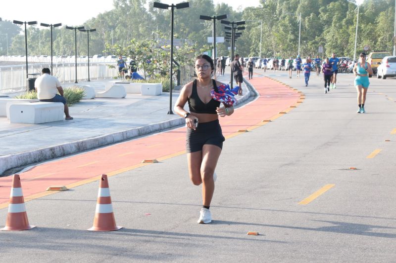 Treinão de corrida na orla de Ananindeua