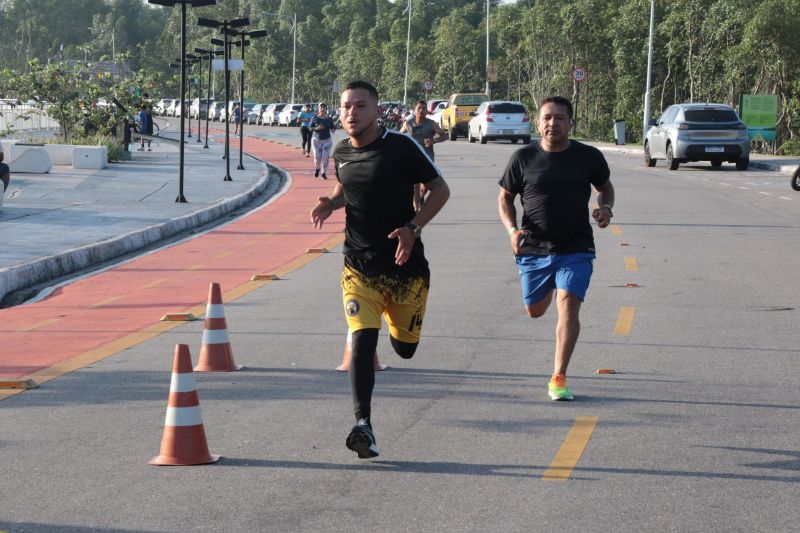 Treinão de corrida na orla de Ananindeua
