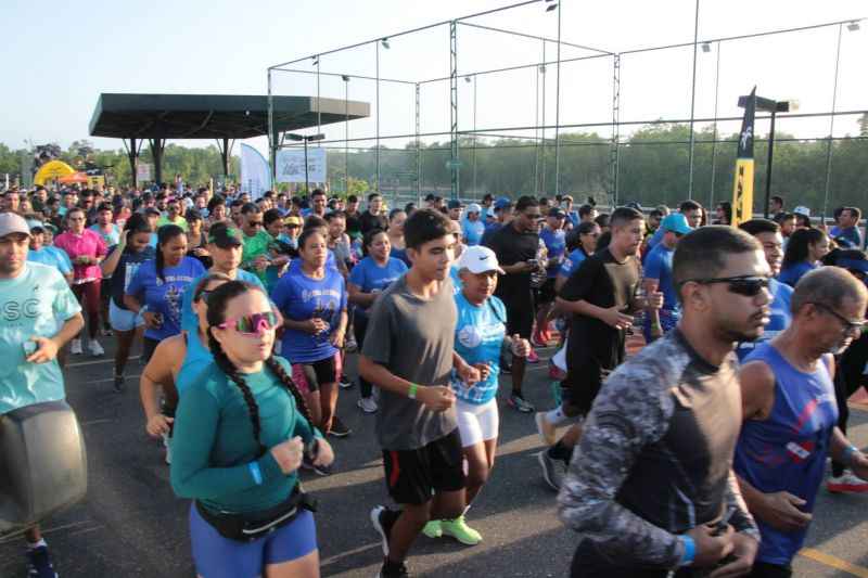 Treinão de corrida na orla de Ananindeua