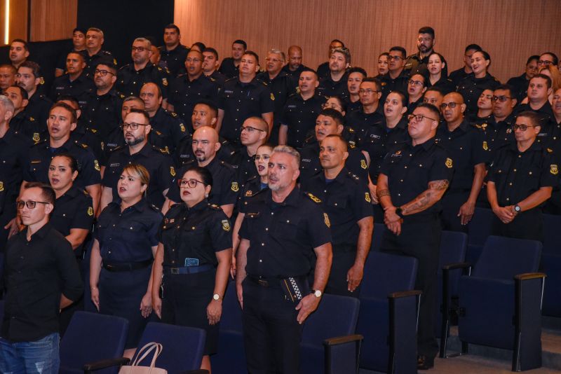 Aula Inaugural de capacitação do porte institucional no teatro Municipal