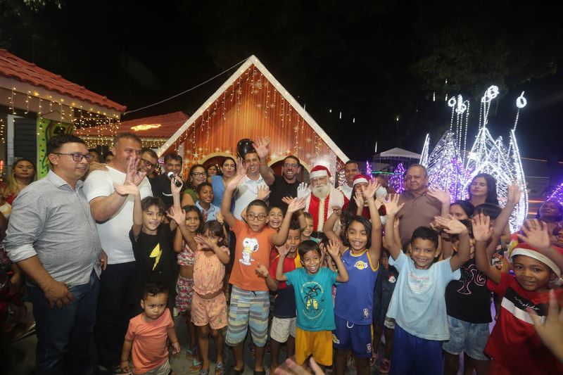 Abertura Natal do Amor no lado Sul Parque das Águas em Águas Lindas