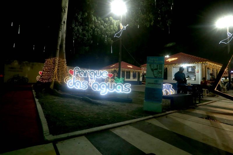 Abertura Natal do Amor no lado Sul Parque das Águas em Águas Lindas