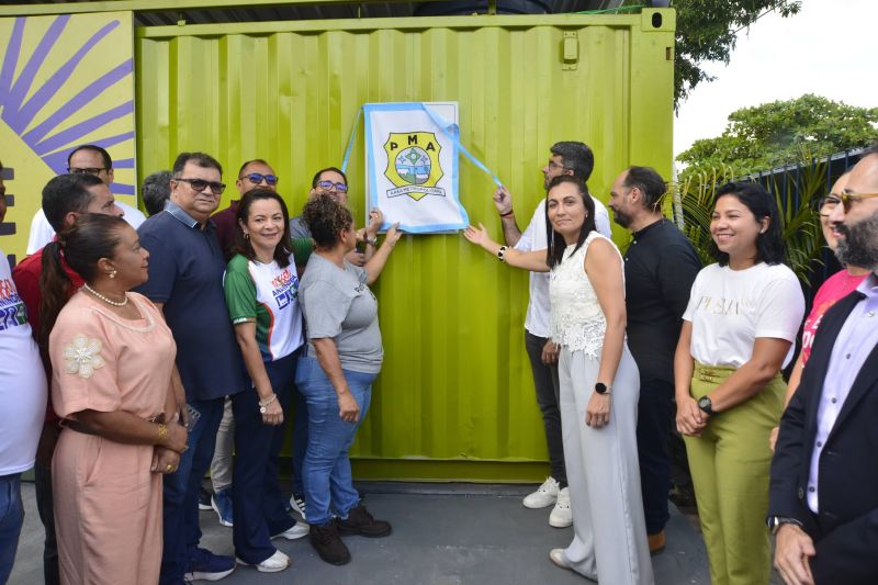 Inauguração do HUB de reciclagem na Cidade Nova