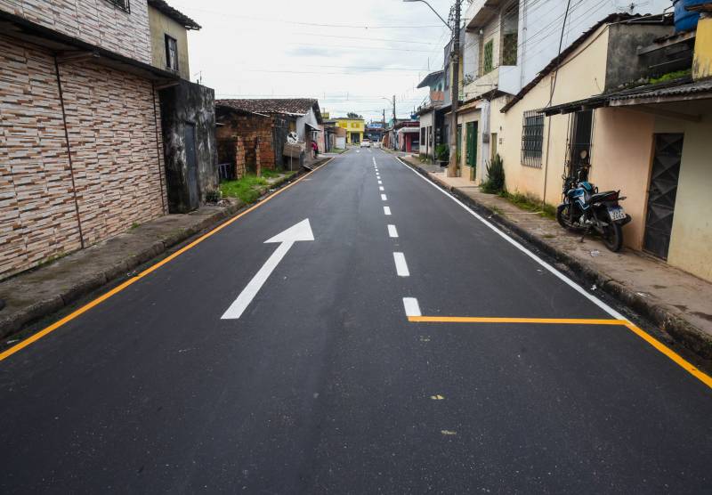 Sinalização viária nas vias