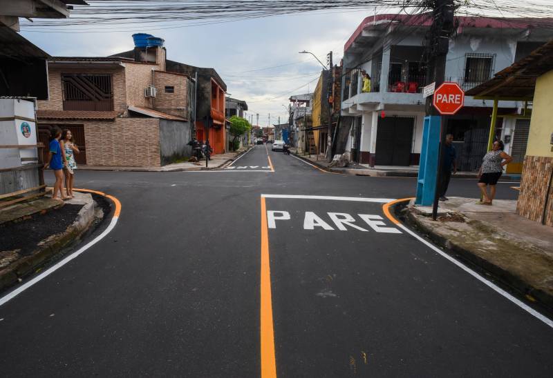 Vias requalificadas no Bairro do 40 horas 
