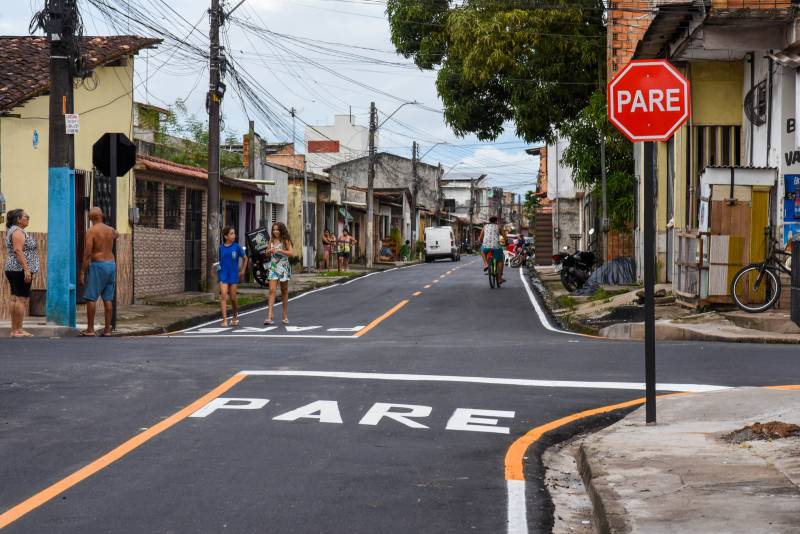 Ruas pavimentadas