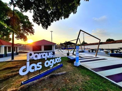 galeria: Praça Parque das Águas e Casa da Cultura em Águas Lindas
