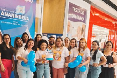 notícia: Posto Avançado de Vacinação e Centro Especializado em Teste do Olhinho de Ananindeua completam um ano