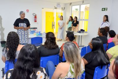 notícia: Casa da Mulher Brasileira promove curso gratuito de produção de chocolate para mulheres em Ananindeua